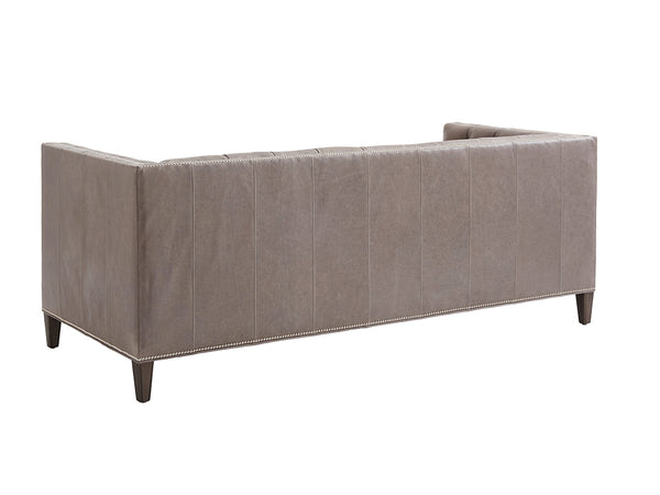 Lexington Camille Leather Sofa - Luxurious Modern Design With Hand-glazed Finish, Tufted Back & Elegant Accents   Ll7569-33-40