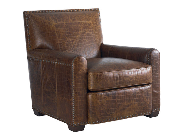 Lexington Tommy Bahama Home Stirling Park Leather Chair - Luxurious Upholstered Seating With Custom Styles For Elegant Living   Ll7576-11-40