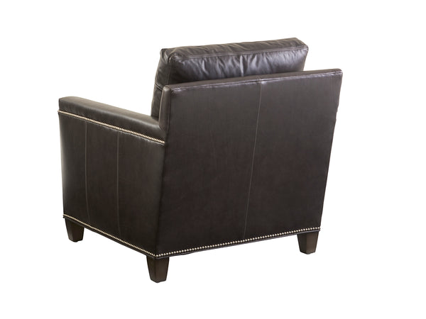 Lexington Strada Leather Chair - Luxurious Upholstered Seating With Customizable Style And Elegant Nailhead Trim   Ll7728-11-40