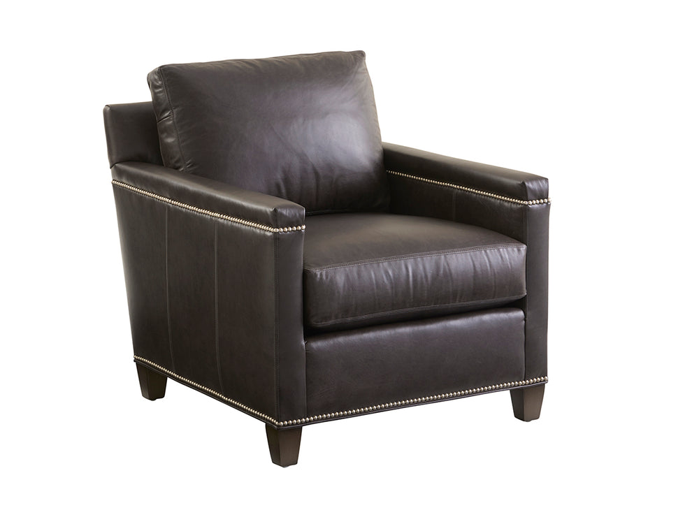 Lexington Strada Leather Chair - Luxurious Upholstered Seating With Customizable Style And Elegant Nailhead Trim   Ll7728-11-40