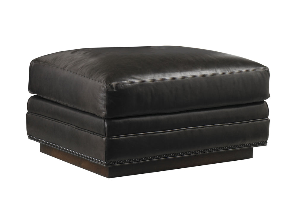 Lexington Balance Leather Ottoman - Luxurious Upholstered Seating With Elegant Design And Ultra Down Comfort   Ll7886-44-40