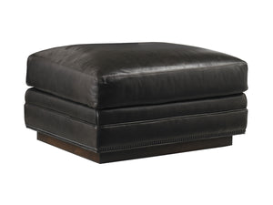 Lexington Balance Leather Ottoman - Luxurious Upholstered Seating With Elegant Design And Ultra Down Comfort   Ll7886-44-40