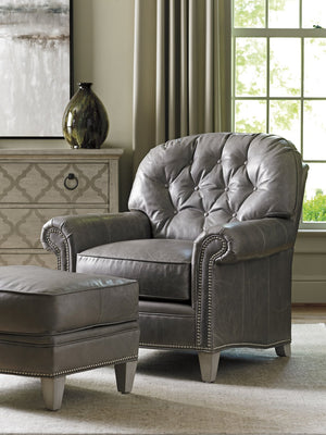 Lexington Bayville Leather Chair - Casual Transitional Design With Luxurious Comfort And Sophisticated Style   Ll7935-11-40