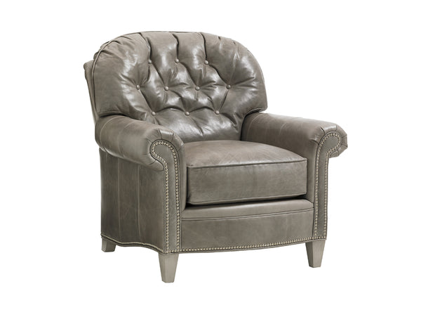 Lexington Bayville Leather Chair - Casual Transitional Design With Luxurious Comfort And Sophisticated Style   Ll7935-11-40