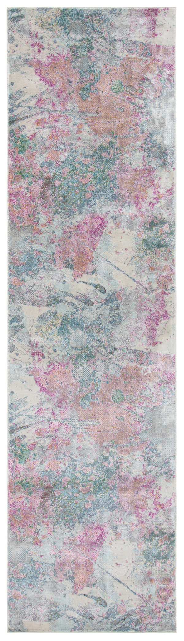 Safavieh Lillian Contemporary Area Rug - Stylish Floral Design, Durable, Oeko-tex Certified For Modern Homes Ivory ,Pink Polypropylene Pile Lln381a-9