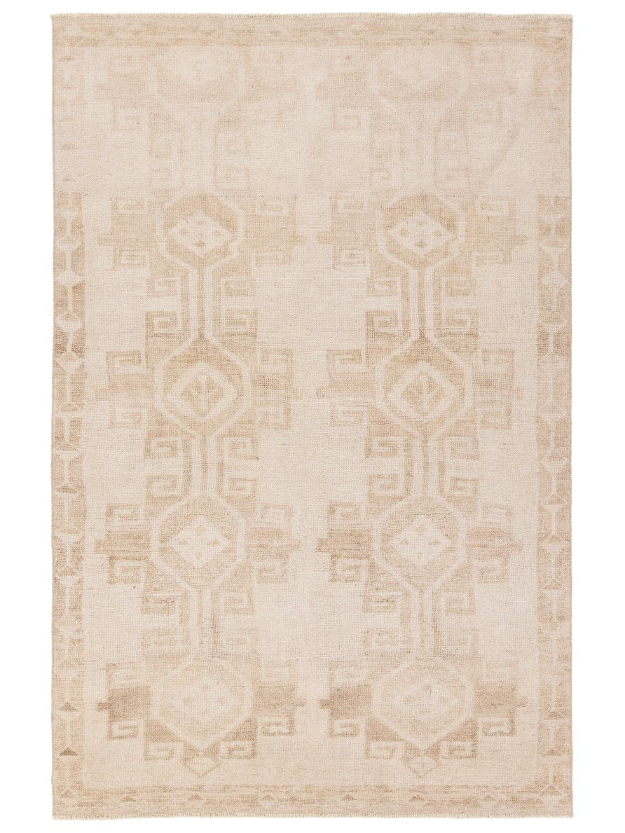 Jaipur Living Lumal Barine Lml01 Powerloomed Machinemade 100% Polyester Traditional Medallion Indoor Rug Tan, Cream 100% Polyester, Recycled Misc Fibers Rug160165