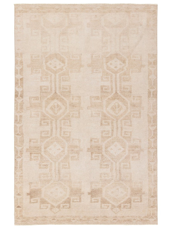 Jaipur Living Lumal Barine Lml01 Powerloomed Machinemade 100% Polyester Traditional Medallion Indoor Rug Tan, Cream 100% Polyester, Recycled Misc Fibers Rug160165