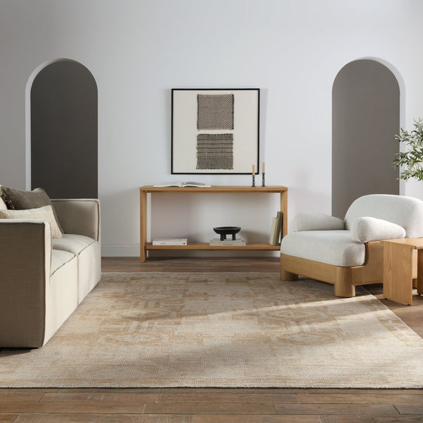 Jaipur Living Lumal Barine Lml01 Powerloomed Machinemade 100% Polyester Traditional Medallion Indoor Rug Tan, Cream 100% Polyester, Recycled Misc Fibers Rug160165