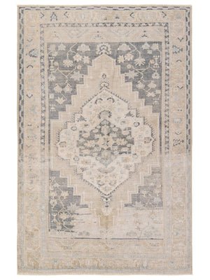 Jaipur Living Lumal Pasain Lml02 Powerloomed Machinemade 100% Polyester Traditional Medallion Indoor Rug Tan, Light Green 100% Polyester, Recycled Misc Fibers Rug160175