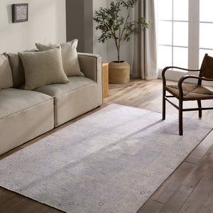 Jaipur Living Lumal Wrein Lml06 Powerloomed Machinemade 100% Polyester Traditional Medallion Indoor Rug Blue 100% Polyester, Recycled Misc Fibers Rug161143