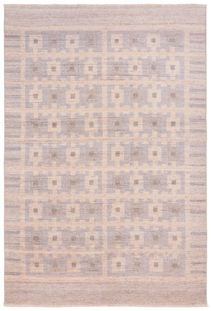 Jaipur Living Lumal Vala Lml07 Powerloomed Machinemade 100% Polyester Scandinavian Geometric Indoor Rug Blue, Gray 100% Polyester, Recycled Misc Fibers Rug161150