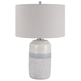 Uttermost Pinpoint Specked Table Lamp 30054-1 STEEL, CERAMIC, FABRIC