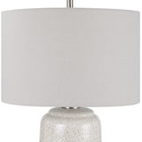 Uttermost Pinpoint Specked Table Lamp 30054-1 STEEL, CERAMIC, FABRIC