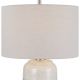 Uttermost Pinpoint Specked Table Lamp 30054-1 STEEL, CERAMIC, FABRIC