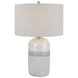 Uttermost Pinpoint Specked Table Lamp 30054-1 STEEL, CERAMIC, FABRIC