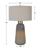 Uttermost Western Sky Ceramic Table Lamp 30055-1 STEEL, CERAMIC, FABRIC