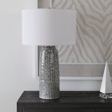 Uttermost Static Modern Table Lamp 30061-1 STEEL, CERAMIC, FABRIC