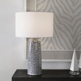 Uttermost Static Modern Table Lamp 30061-1 STEEL, CERAMIC, FABRIC