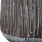 Uttermost Neolithic Blue-Gray Table Lamp 30062-1 STEEL, CERAMIC, FABRIC