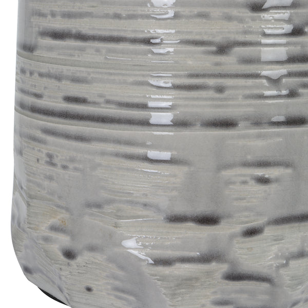 Uttermost Cyclone Ivory Table Lamp 30069-1 CERAMIC, IRON, FABRIC