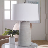 Uttermost Mountainscape Ceramic Table Lamp 30103 STEEL,CERAMIC,FABRIC