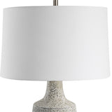 Uttermost Scouts White Table Lamp 30104 STEEL,CERAMIC,FABRIC