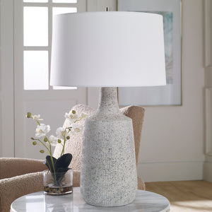 Uttermost Scouts White Table Lamp 30104 STEEL,CERAMIC,FABRIC