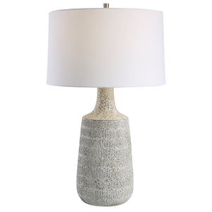 Uttermost Scouts White Table Lamp 30104 STEEL,CERAMIC,FABRIC