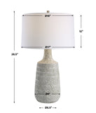 Uttermost Scouts White Table Lamp 30104 STEEL,CERAMIC,FABRIC