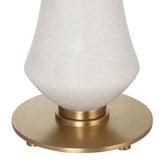 Uttermost Marille Ivory Stone Table Lamp 30135 IRON,RICE RESIN, LINEN