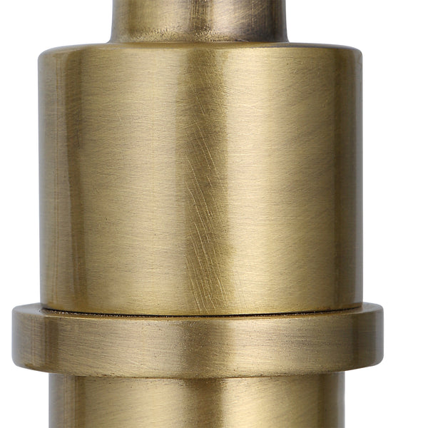 Uttermost Huxford Brass Arch Floor Lamp 30136-1 Iron+Marble+Fabric