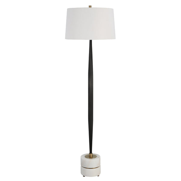 Uttermost Miraz Iron Floor Lamp 30123 Iron+Marble+Fabric