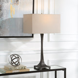 Uttermost Reydan Tapered Iron Table Lamp 30139 STEEL, CASTING IRON,FABRIC