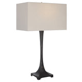 Uttermost Reydan Tapered Iron Table Lamp 30139 STEEL, CASTING IRON,FABRIC