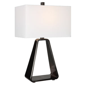 Uttermost Halo Modern Open Table Lamp 30140-1 STEEL,FABRIC