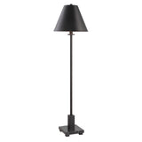 Uttermost Pilot Black Buffet Lamp 30153-1 METAL,MARBLE