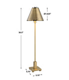 Uttermost Pilot Brass Buffet Lamp 30154-1 METAL