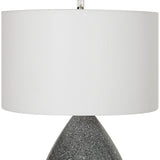 Uttermost Nebula Speckled Glaze Table Lamp 30149-1 Steel&ceramic&crystal