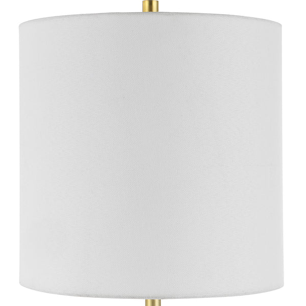 Uttermost Turret Gold Buffet Lamp 30166-1 MARBLE, METAL, FABRIC