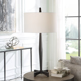 Uttermost Counteract Rust Metal Table Lamp 30157-1 METAL,FABRIC