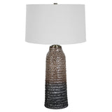 Uttermost Padma Mottled Table Lamp 30167 CERAMIC, IRON, FABRIC