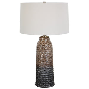 Uttermost Padma Mottled Table Lamp 30167 CERAMIC, IRON, FABRIC