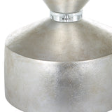 Uttermost Vial Silver Buffet Lamp 30187-1 Polyresin,Iron,Fabric