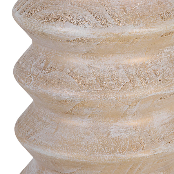 Uttermost Uplift Geometric Table Lamp 30195-1 Resin,Iron,Fabric