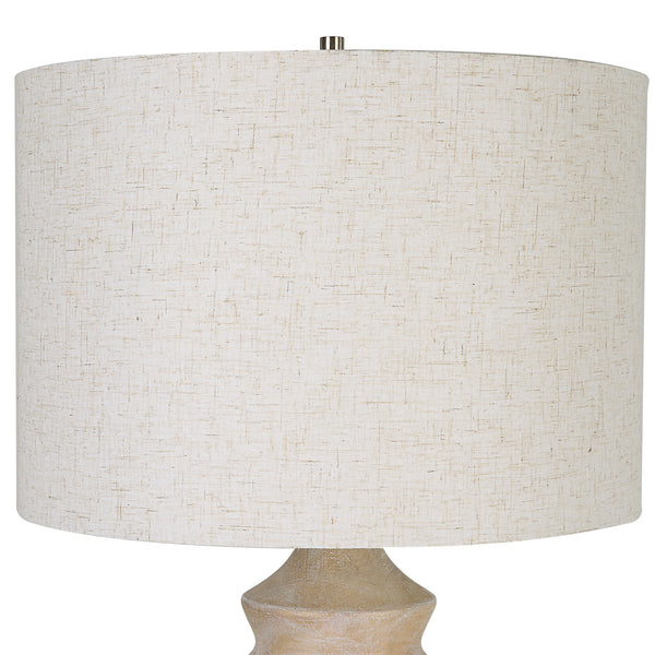Uttermost Uplift Geometric Table Lamp 30195-1 Resin,Iron,Fabric