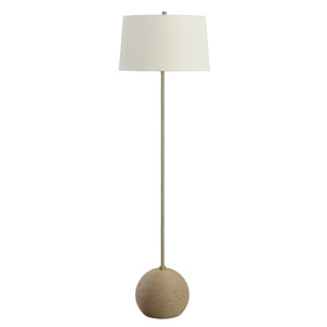 Uttermost Captiva Brass Floor Lamp 30199-1 METAL, ROPE, FABRIC