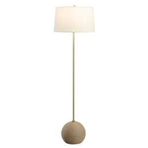 Uttermost Captiva Brass Floor Lamp 30199-1 METAL, ROPE, FABRIC