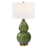 Gourd Green Table Lamp