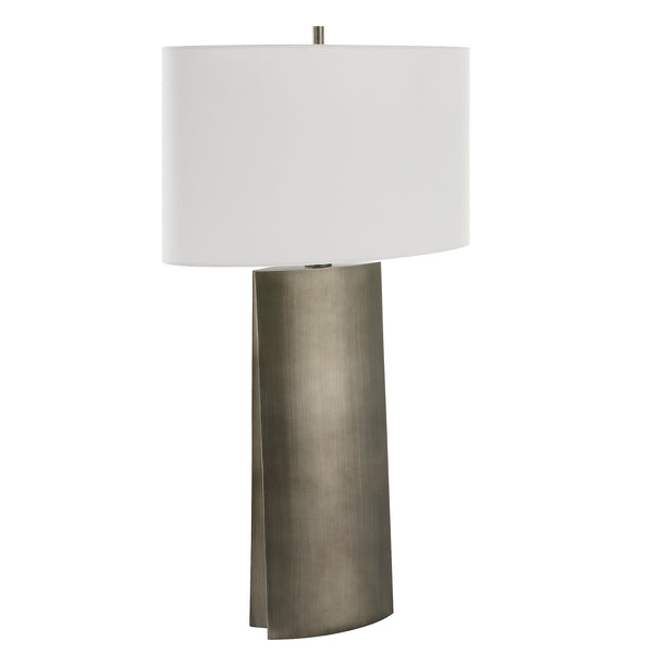 Uttermost V-Groove Modern Table Lamp 30204 IRON,FABRIC