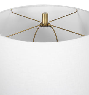 Uttermost Zade Blue Table Lamp 30221-1 Ceramic,iron, Fabric